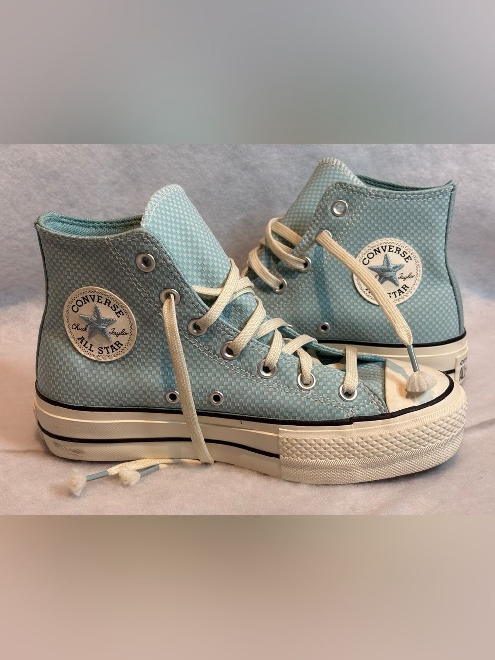 Converse Chuck Taylor All Star Lift High “Infinity Pool” Platform Sneakers